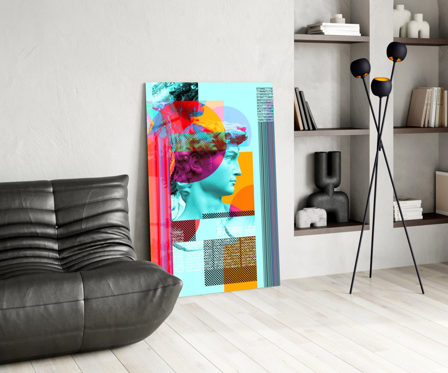 Abstract Art Glass Wall Art