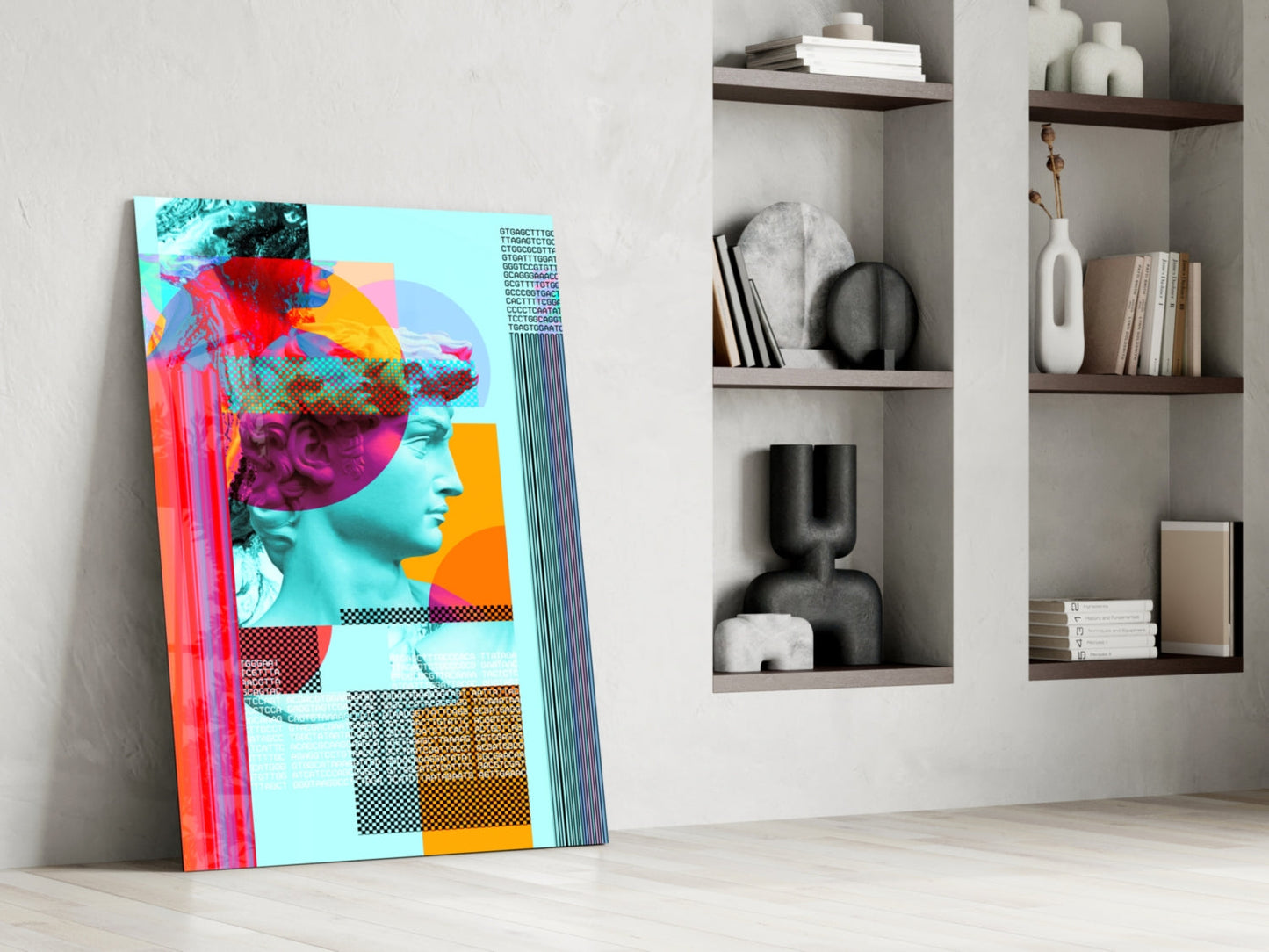 Abstract Art Glass Wall Art
