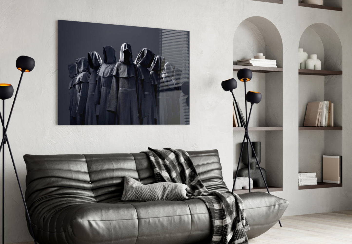 Abstract Art Glass Wall Art
