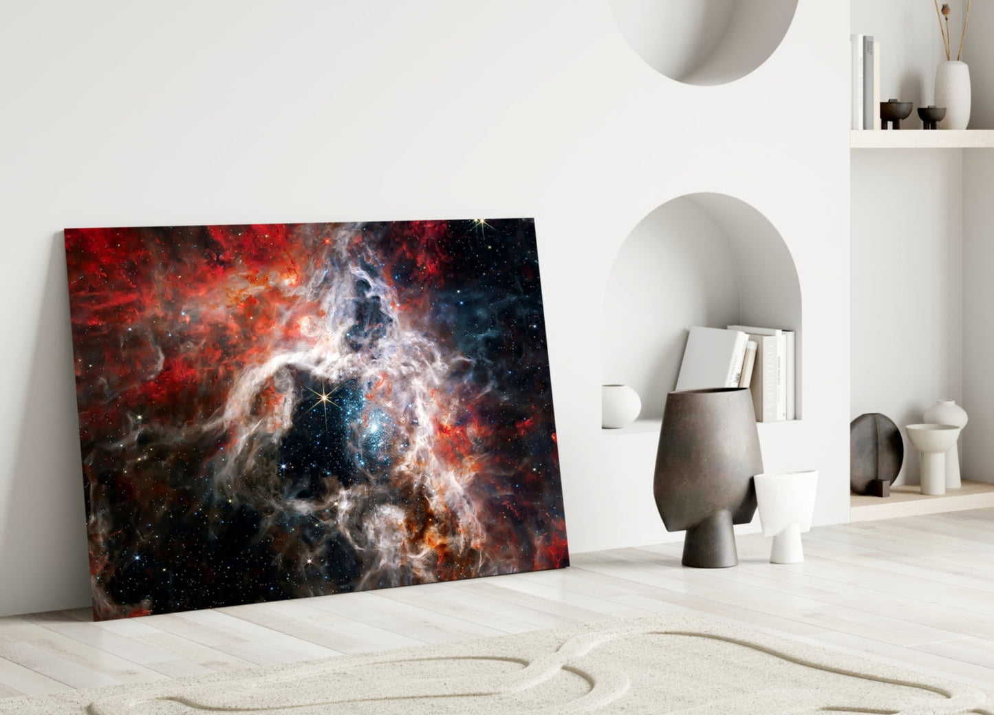 Space Glass Wall Art