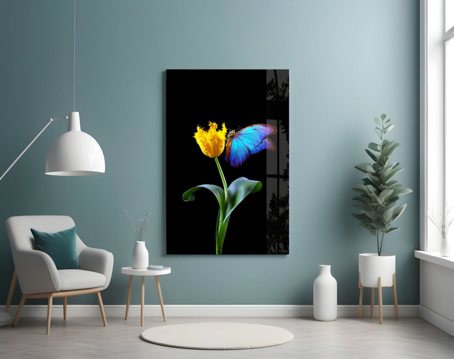 Abstract Art Glass Wall Art