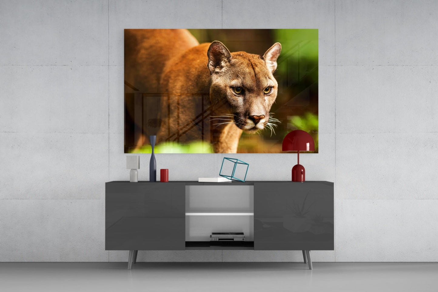 Puma Glass Wall Art