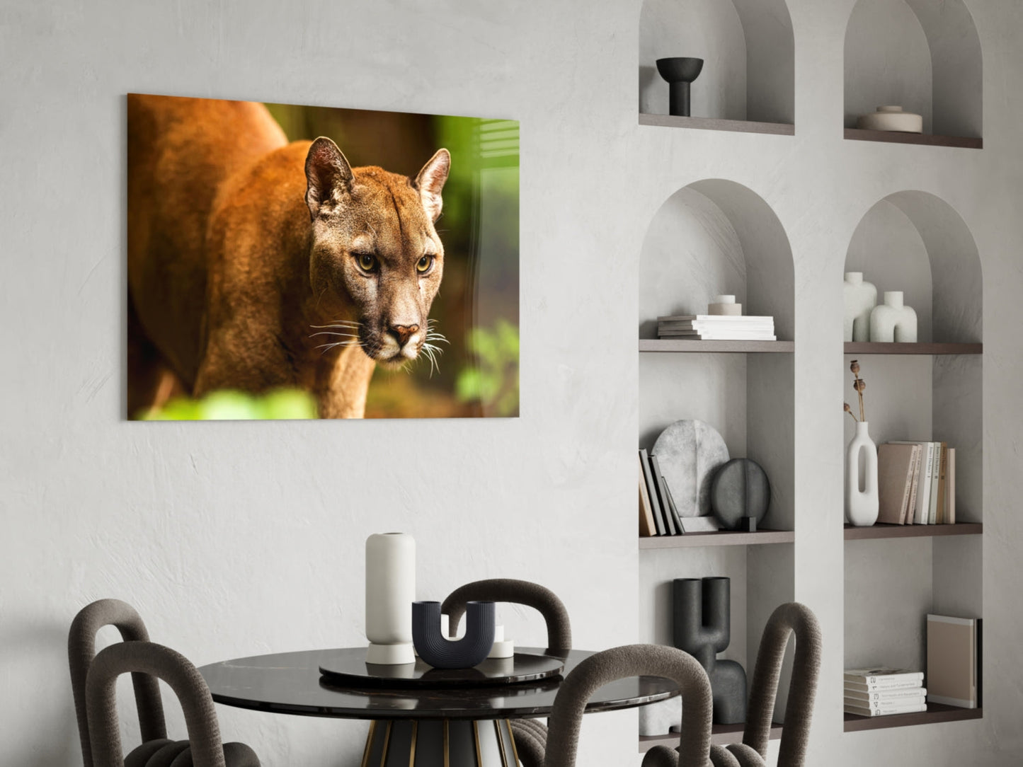 Puma Glass Wall Art