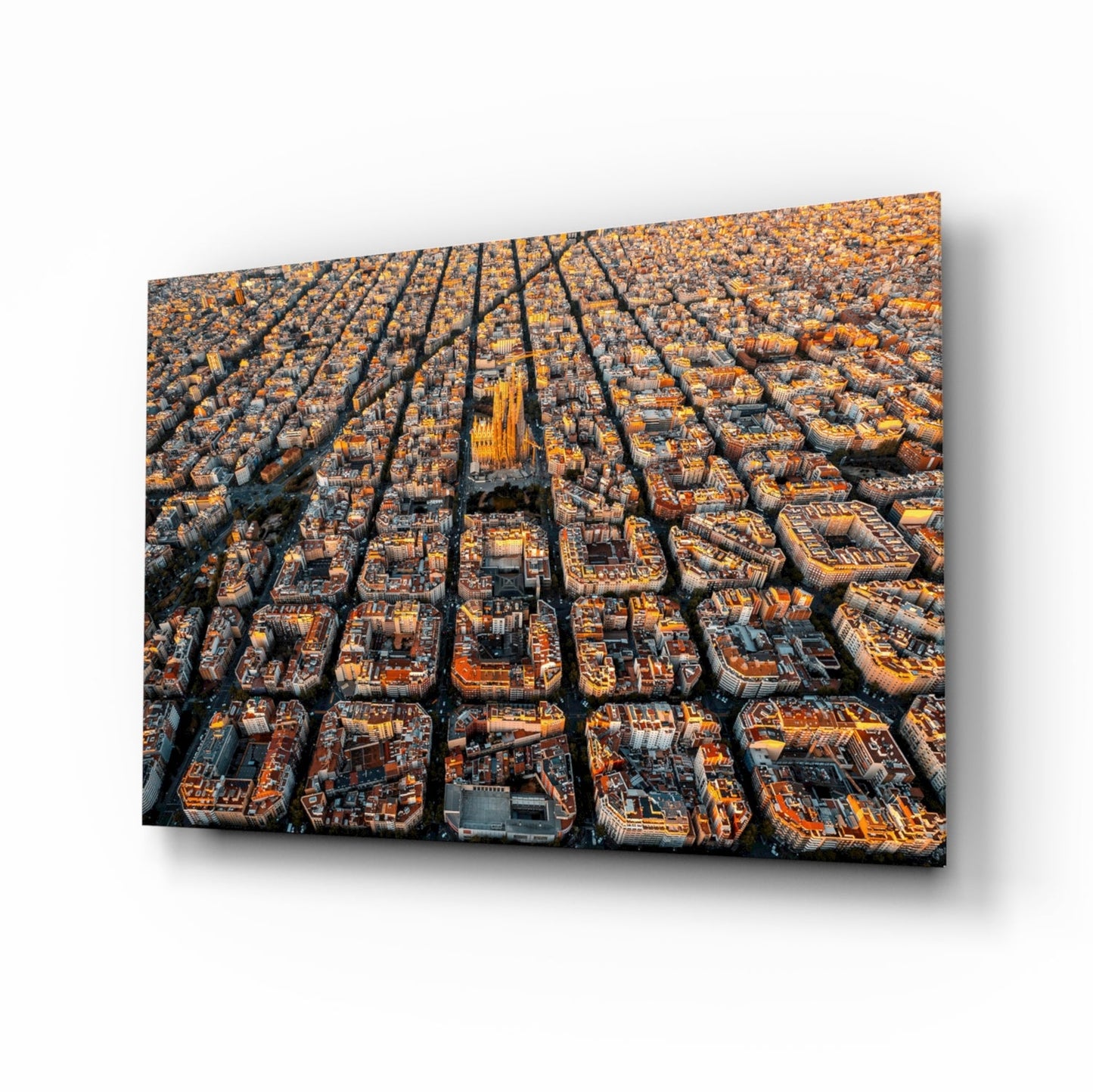Barcelona Glass Wall Art