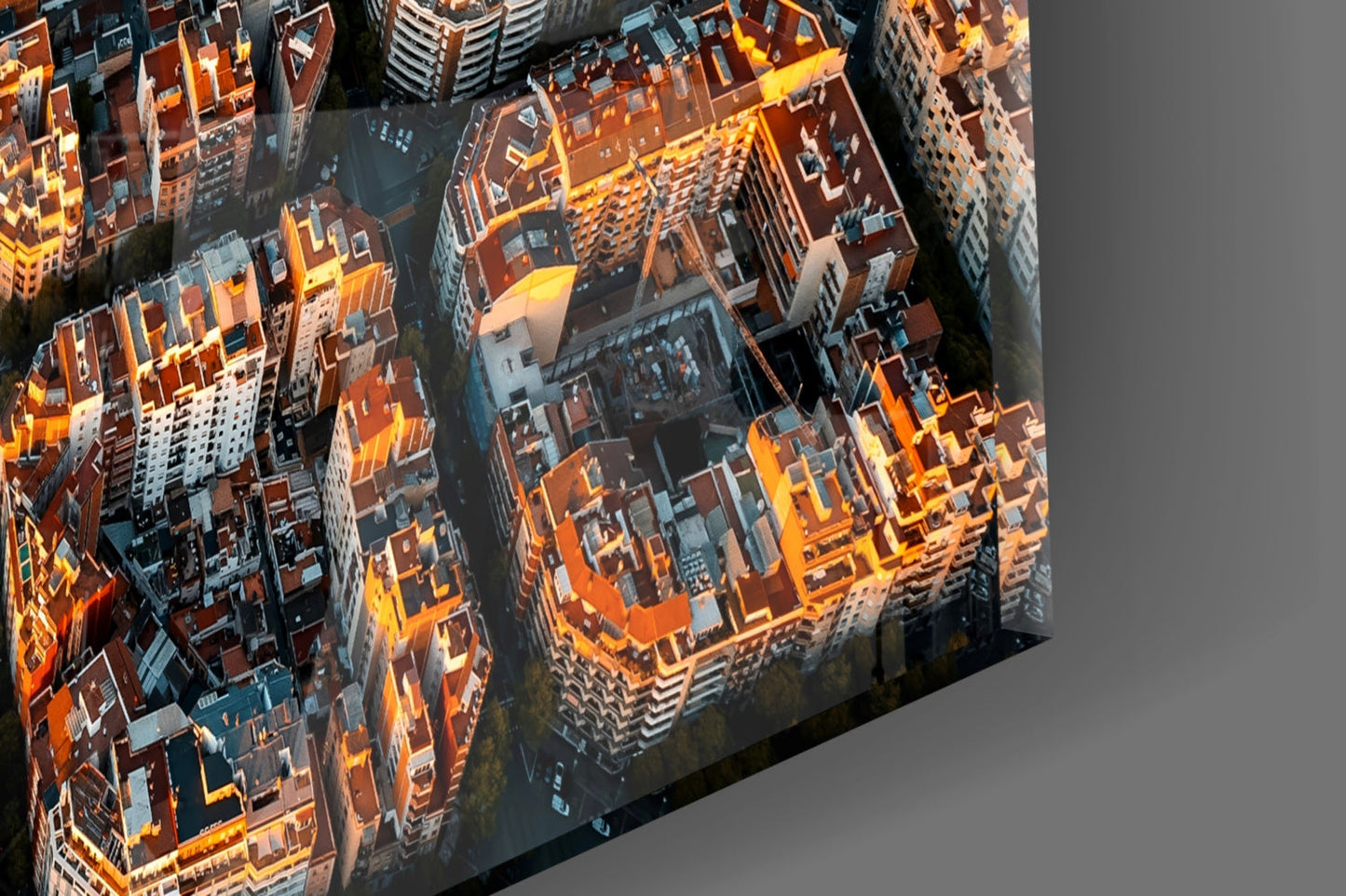 Barcelona Glass Wall Art