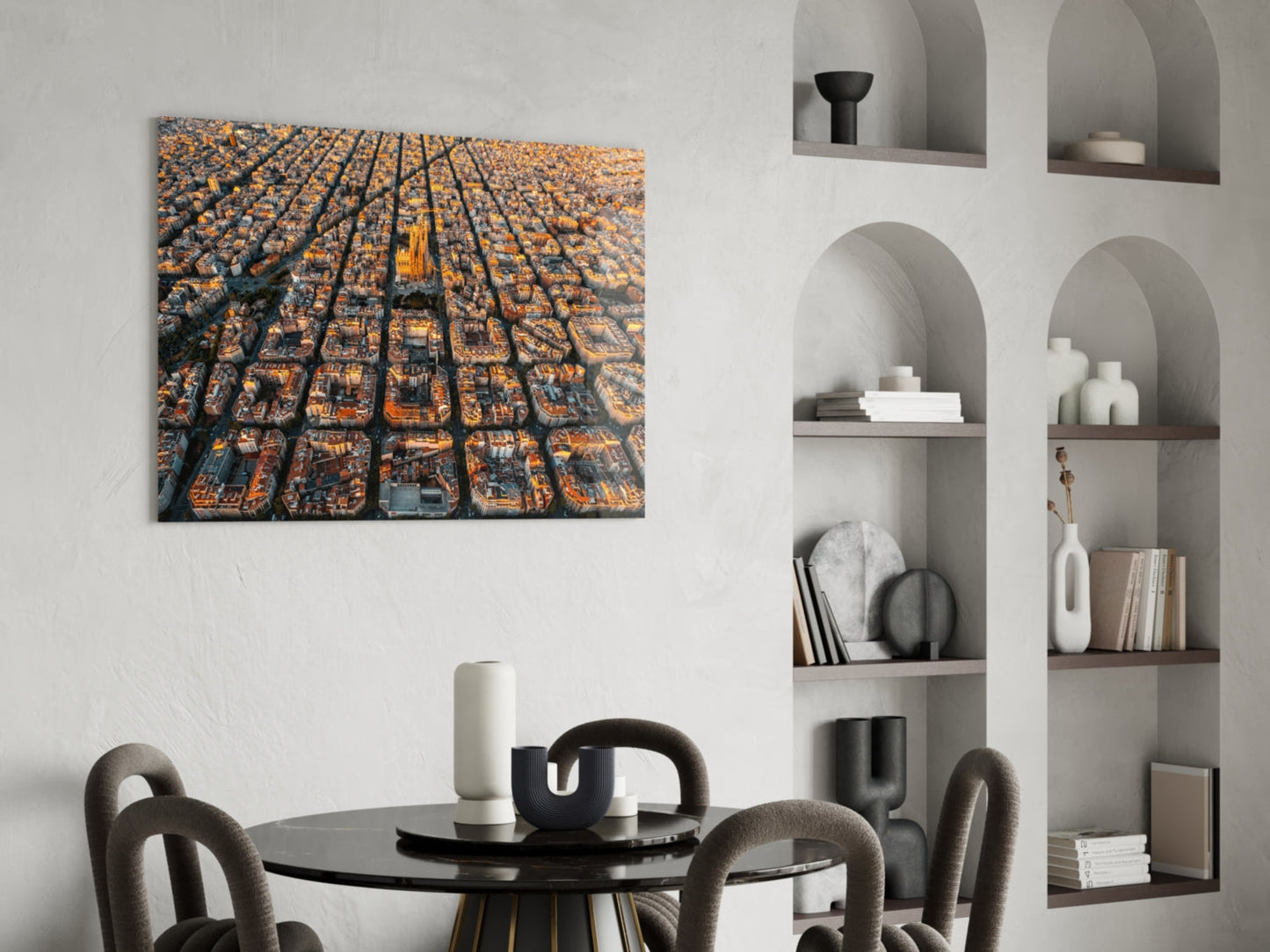 Barcelona Glass Wall Art