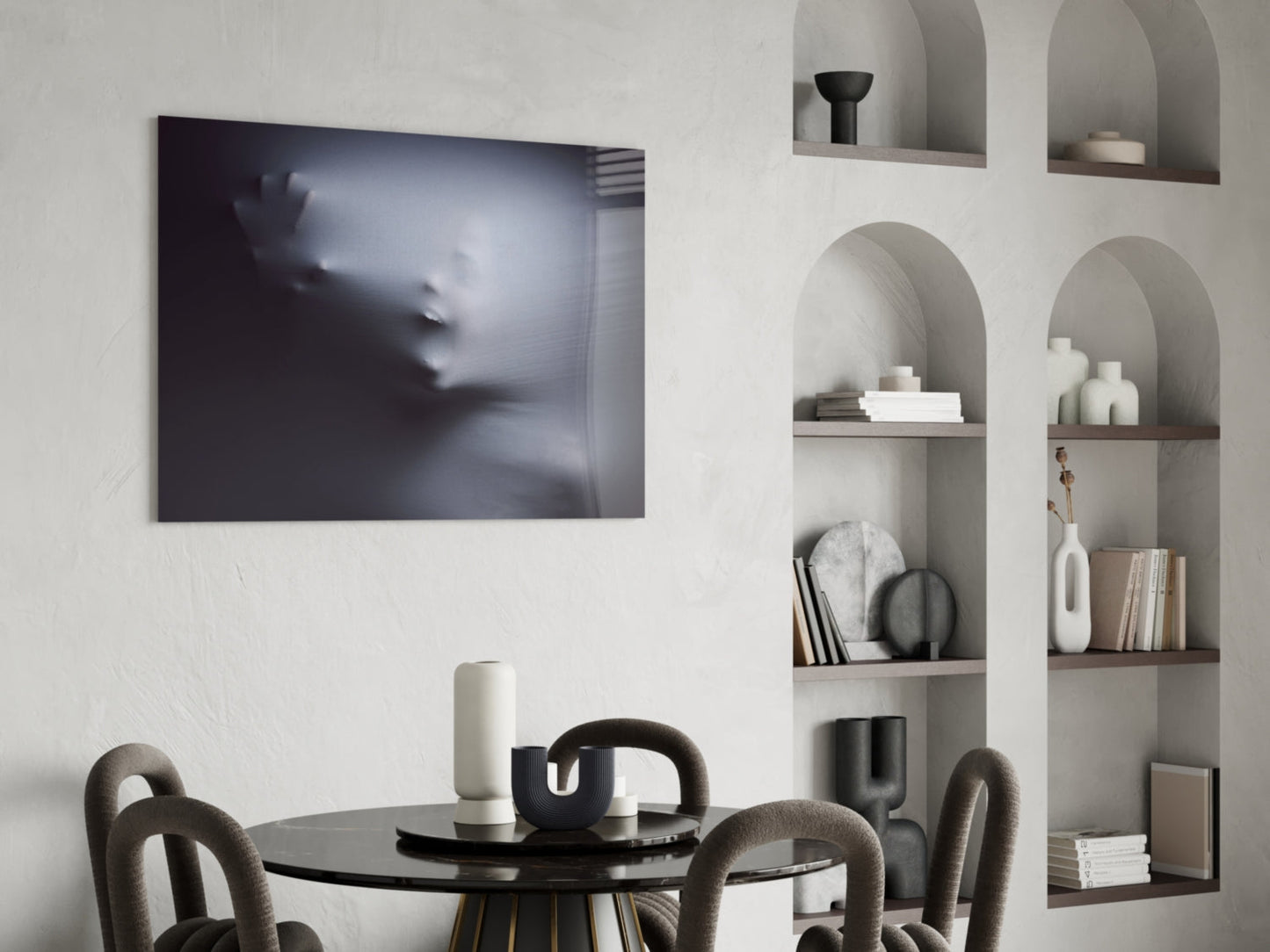 Scream Glass Wall Art