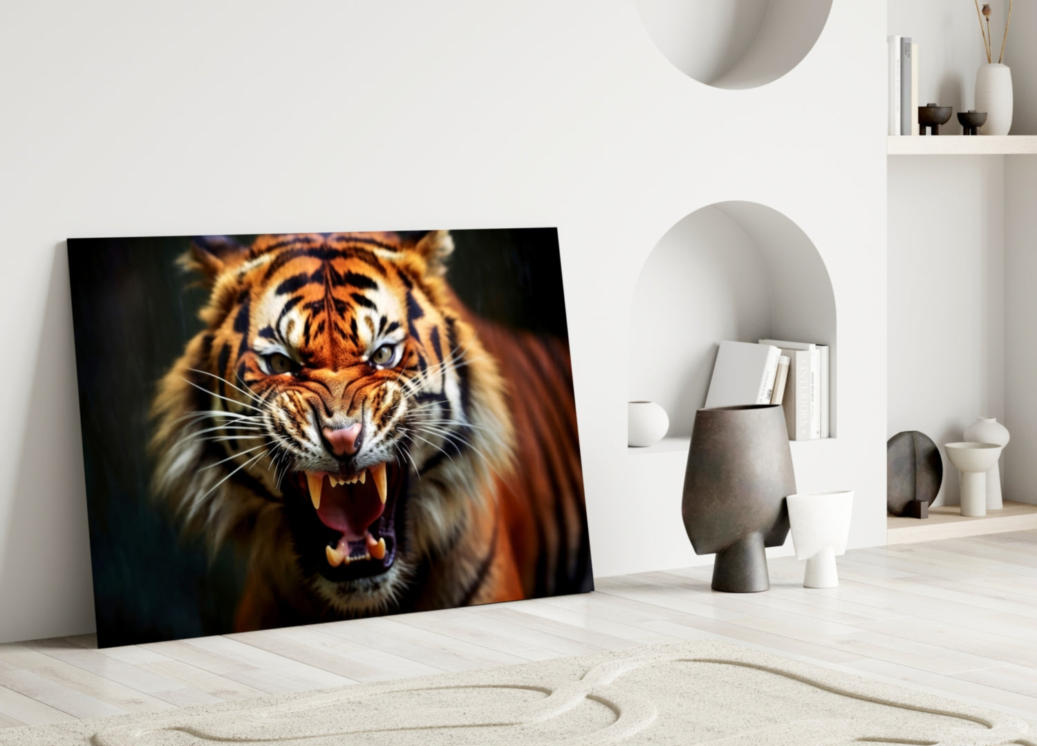 Tiger Glass Wall Art-2