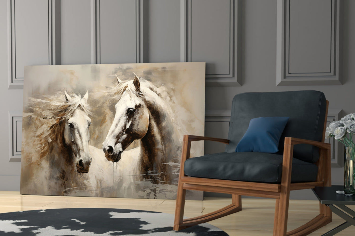 Horse Art Glass Wall Art