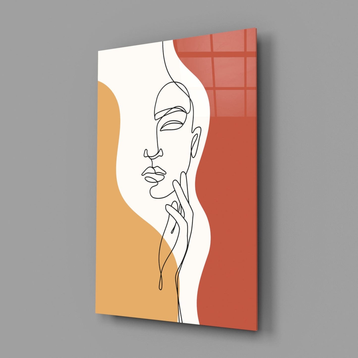 Woman's Art Glass Wall Art