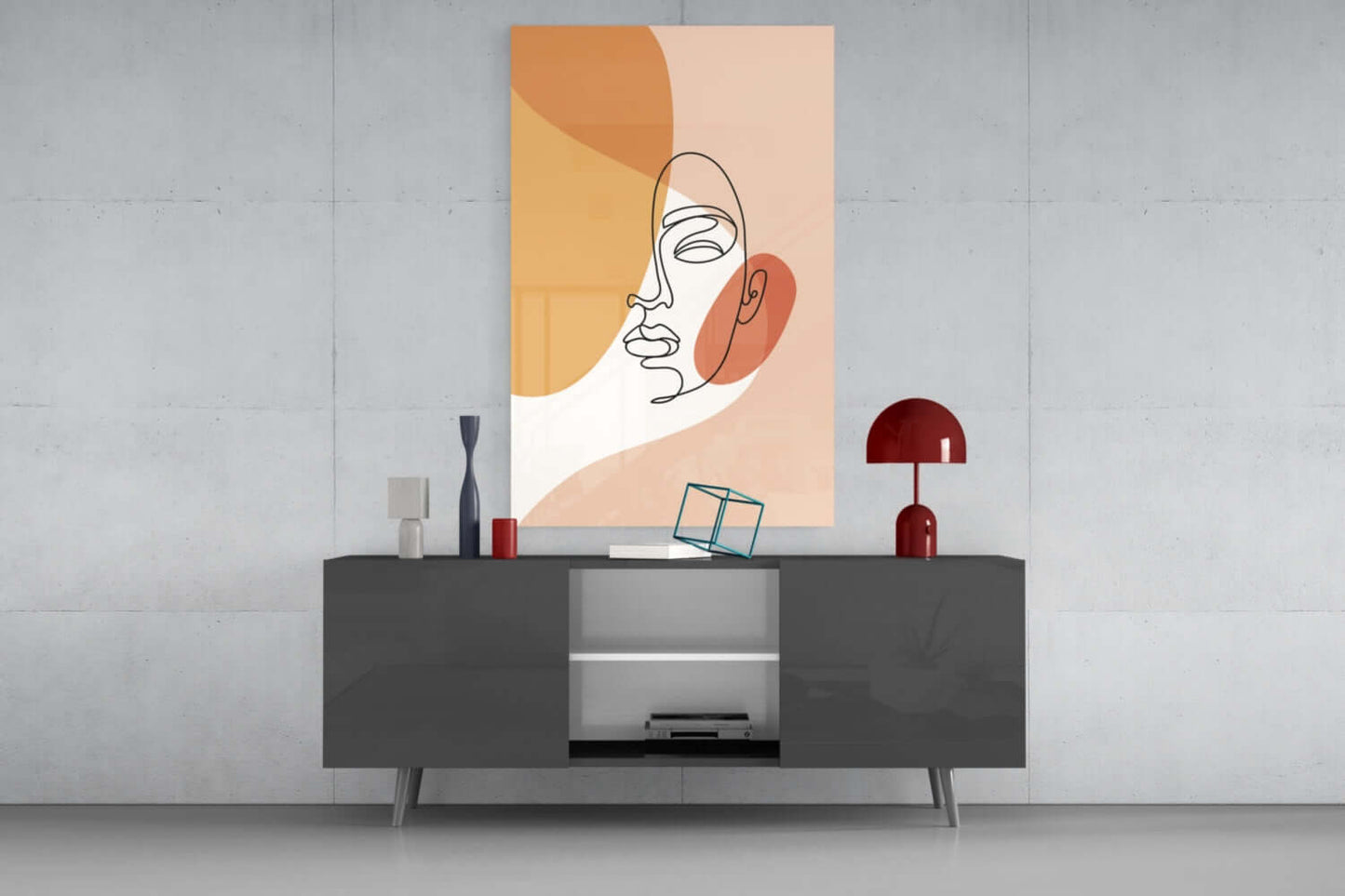 Woman's Art Glass Wall Art