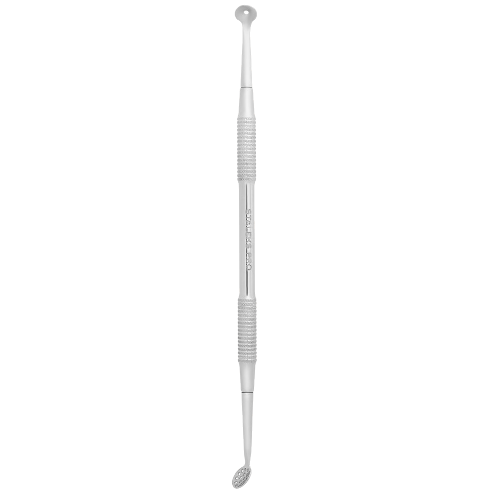 STALEKS PRO EXPERT 20 TYPE 2 BLACKHEAD REMOVER TOOL DOUBLE-ENDED SPOON UNO+ ROUND 19 HOLES ZE-20/2- STALEKS™-0