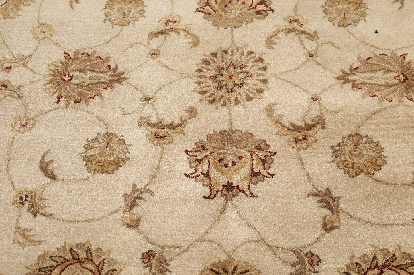 5'6" x 8'6" Hand Tufted 100% Wool Oriental Area Rug Tan-4