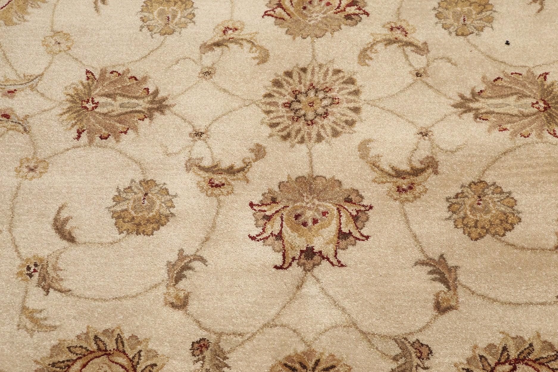 5'6" x 8'6" Hand Tufted 100% Wool Oriental Area Rug Tan-4