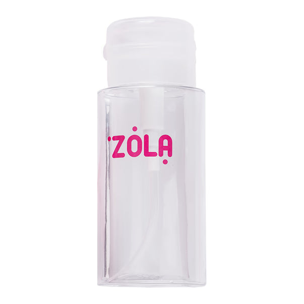 ZOLA - Plastic Liquid Container with Pump Dispenser (Transparent)-0