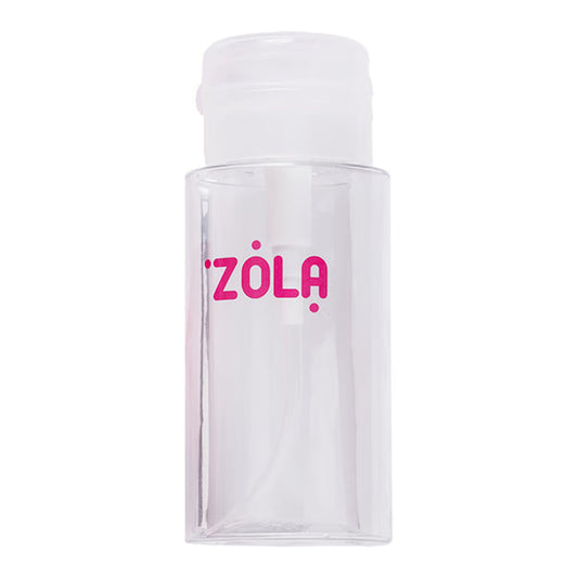 ZOLA - Plastic Liquid Container with Pump Dispenser (Transparent)-0