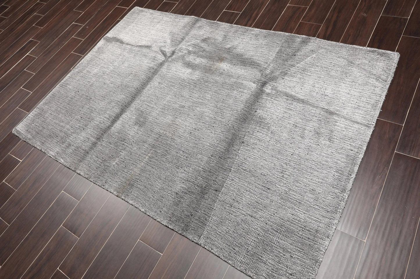 4' 6''x6' 6'' Oriental Area Rug Hand Tufted Wool & Viscose Traditional-0