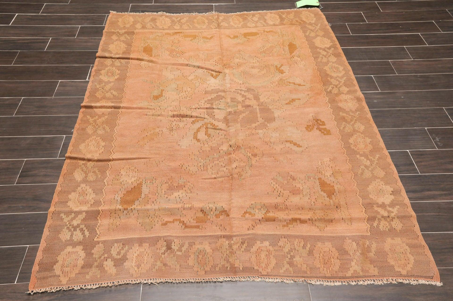 5' x 6'6" Antique Turksih Hand Knotted Wool Oriental Area Rug Traditional Rust-1